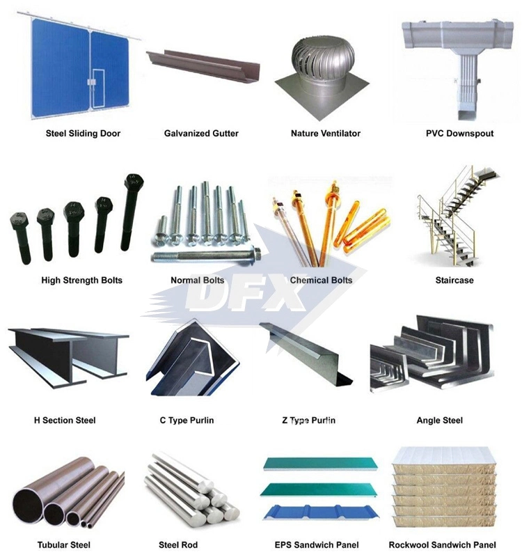 OEM Box Column Heavy Steel Fabrication China Steel Structure Buildings